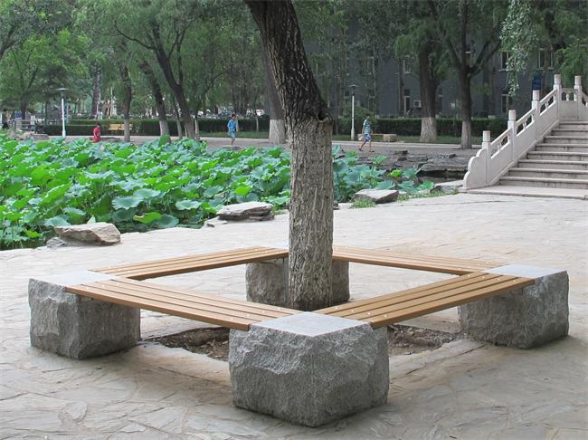 潍坊定做公园椅，山东大树公园椅